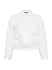 Yours Curve White Limited Elastic Waist Shirt - Image 5 of 5