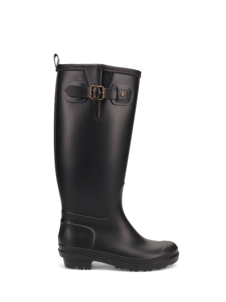 Pavers Black Warm Lined Wellingtons Boots - Image 1 of 5