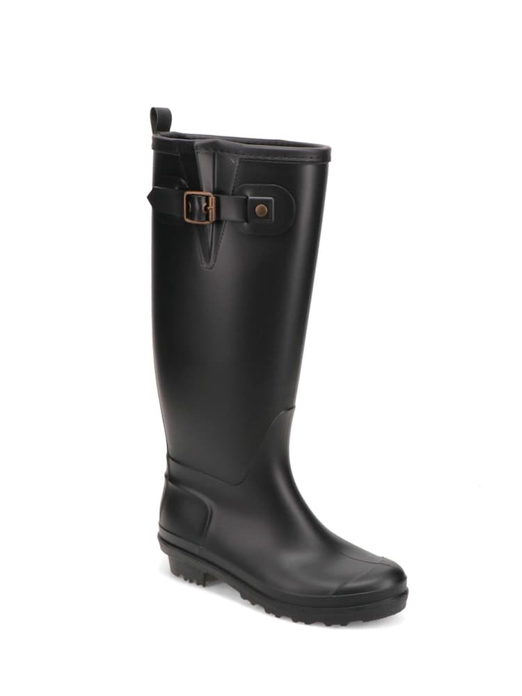 Pavers Black Warm Lined Wellingtons Boots - Image 2 of 5