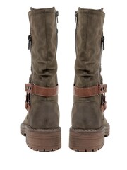Pavers Green Zip Up Calf Boots - Image 3 of 5
