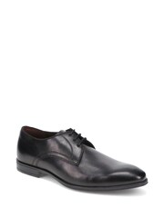 Pavers Black Smart Leather Shoes - Image 2 of 5