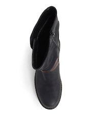 Pavers Black Zip Up Calf Boots - Image 4 of 5