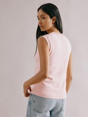 Albaray Pink Cashmere Blend Tank - Image 2 of 4