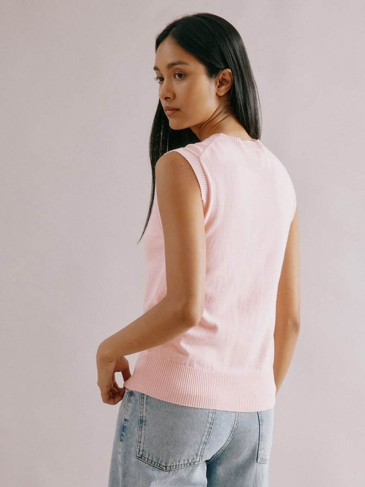 Albaray Pink Cashmere Blend Tank - Image 2 of 4