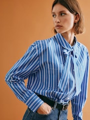 Albaray Blue Stripe Shirt - Image 1 of 5