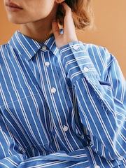 Albaray Blue Stripe Shirt - Image 3 of 5
