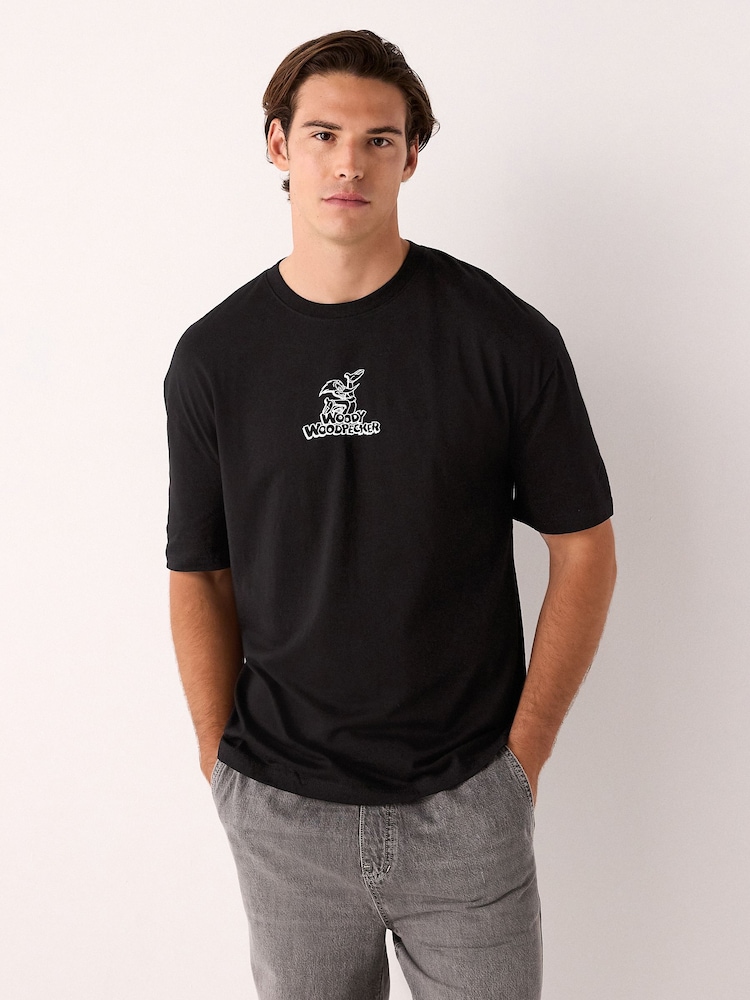 T-shirt Riot Society Woody Woodpecker - Taille M - Fight Club Karaté - Occasion Très Bon état