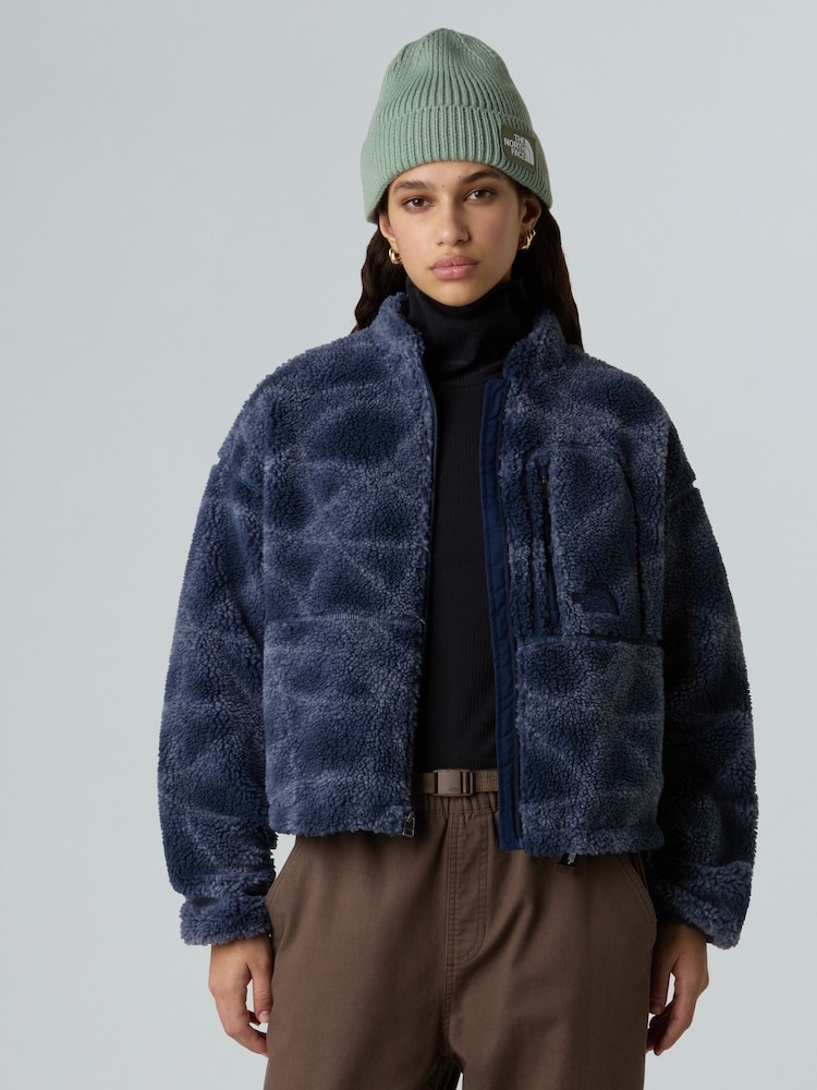 The North Face Blue Extreme Pile Printed Full Zip Fleece - Image 1 of 4