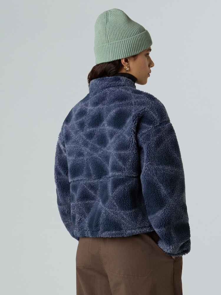 The North Face Blue Extreme Pile Printed Full Zip Fleece - Image 2 of 4