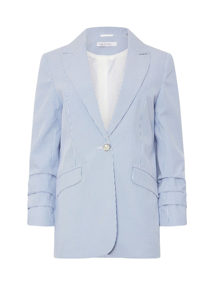 M&Co Blue Stripe Seersucker Blazer - Image 5 of 5