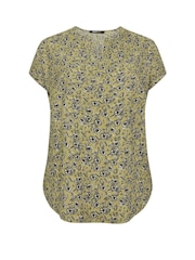 Yours Curve Green Textured Top - Image 5 of 5