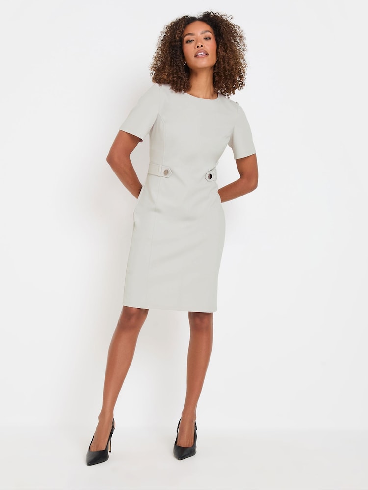 M&Co Silver Tailored Dress - Image 1 of 5