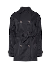 Long Tall Sally Blue Trench Coat - Image 5 of 5