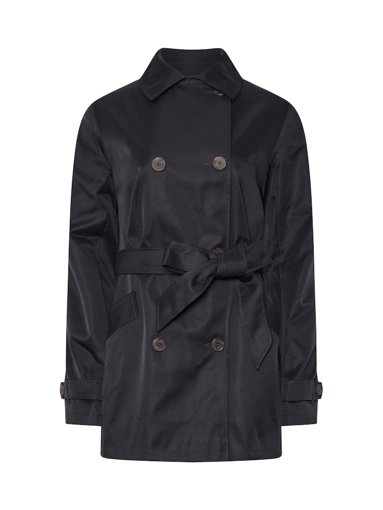 Long Tall Sally Blue Trench Coat - Image 5 of 5