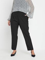 Yours Curve Black Tapered Trousers - Image 1 of 1