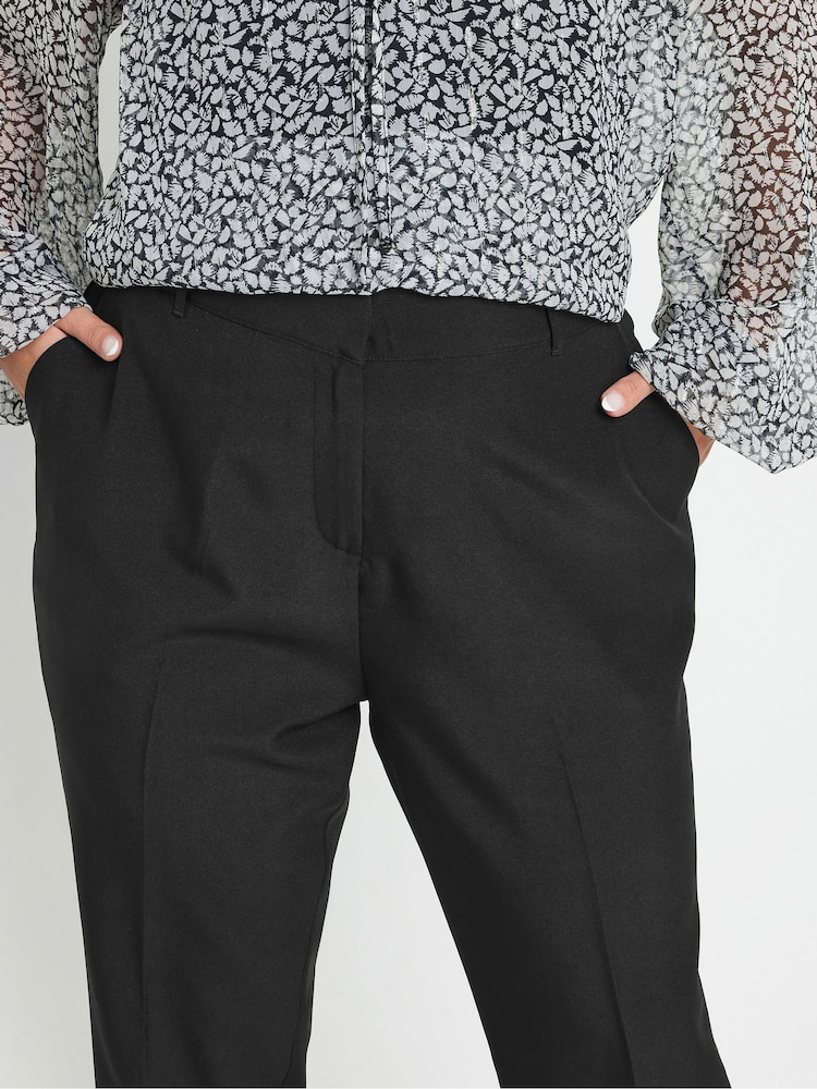Yours Curve Black Tapered Trousers - Image 4 of 4