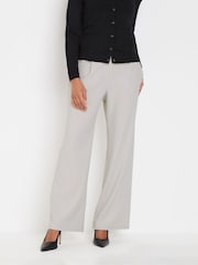 M&Co Grey Wide Leg Formal Trousers - Image 1 of 5