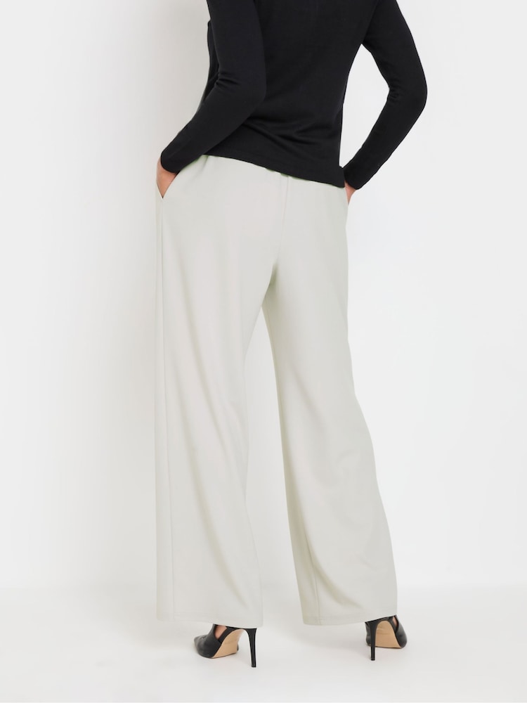 M&Co Grey Wide Leg Formal Trousers - Image 2 of 5