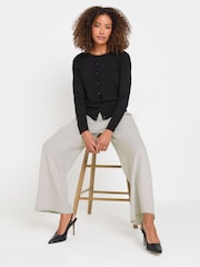 M&Co Grey Wide Leg Formal Trousers - Image 3 of 5
