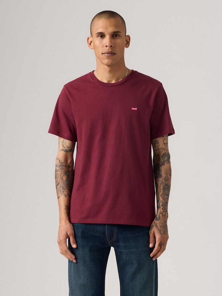 Levi's® Tawny Port Original Housemark T-Shirt - Image 1 of 4 Levi's® Tawny Port Original Housemark T-Shirt - Image 1 of 4