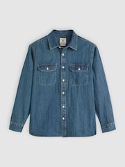 Levi's® Blue Jackson Worker Denim Shirt - Image 5 of 6