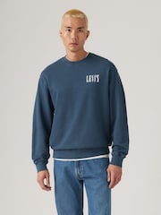 Levi's® Blue Relaxed Graphic Print Crew Sweatshirt - Image 2 of 6