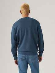 Levi's® Blue Relaxed Graphic Print Crew Sweatshirt - Image 4 of 6