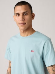 Levi's® Stone Blue Original Housemark T-Shirt - Image 3 of 6