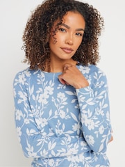 Blusa de gola redonda floral M&Co - Imagem 4 de 5