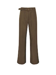 Long Tall Sally Brown Wide Leg Belted Trousers - Image 1 of 1