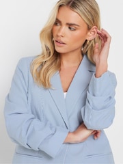 M&Co White Petite Stripe Seersucker Blazer - Image 3 of 5