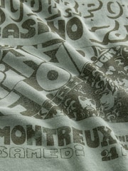 Khaki Green Pink Floyd - Corte estándar - Camiseta con estampado gráfico de banda - Imagen 7 de 8