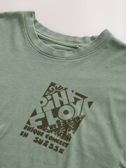 Khaki Green Pink Floyd - Corte estándar - Camiseta con estampado gráfico de banda - Imagen 8 de 8