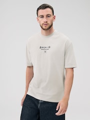 Stone Neutral Anime Graphic Print T-Shirt - Image 4 of 8