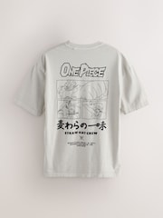 Stone Neutral Anime Graphic Print T-Shirt - Image 6 of 8