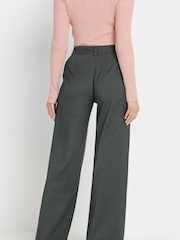 Long Tall Sally Grey Wide Leg Belted Trousers - Image 2 of 4