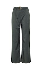 Long Tall Sally Grey Wide Leg Belted Trousers - Image 4 of 4