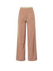 Long Tall Sally Pink Side Stripe Wide Leg Trousers - Image 5 of 5