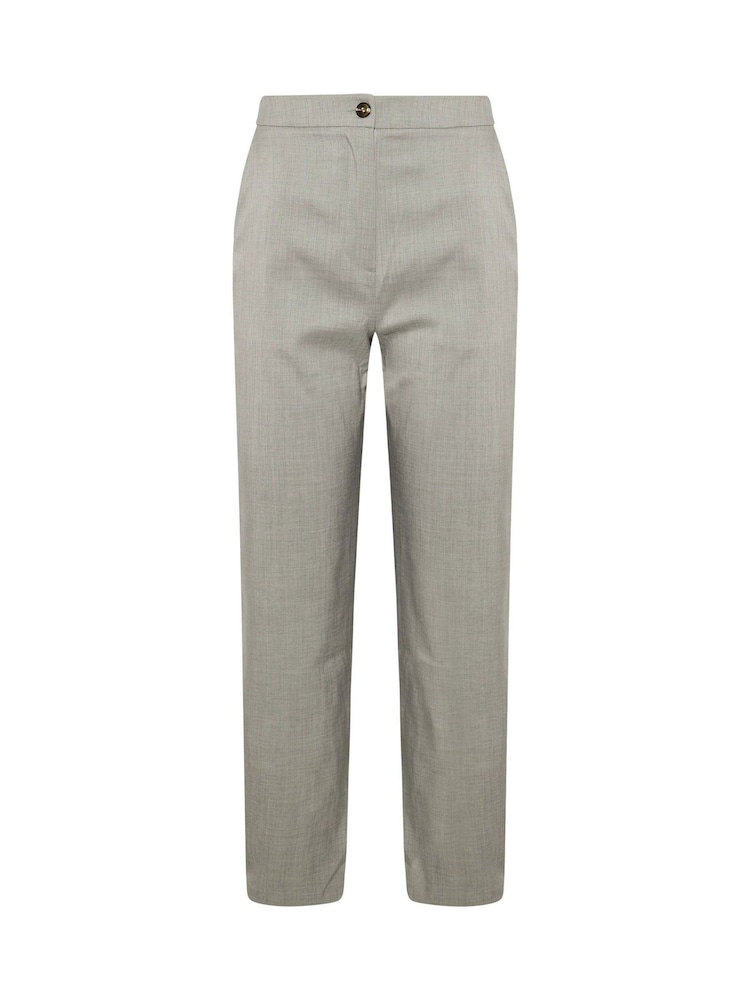 Long Tall Sally Grey Pleated Barrel Trousers - Image 5 of 5