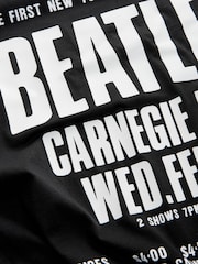 Beatles Black Regular Fit Band Graphic Print T-Shirt - Image 8 of 8