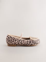 Tan/Animal Heart Mary Jane Shoes - Image 2 of 5
