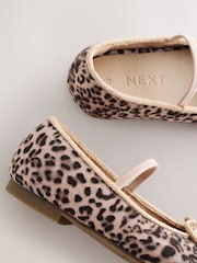 Tan/Animal Heart Mary Jane Shoes - Image 5 of 5