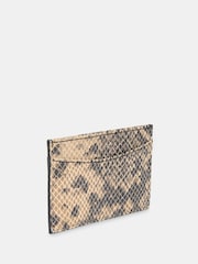 Whistles Animal Snake Print Card Holder - Image 2 of 5