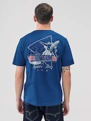 Navy Regular Fit Regular Fit Top Gun License T-Shirt - Image 1 of 8