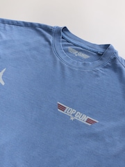 Navy Regular Fit Regular Fit Top Gun License T-Shirt - Image 7 of 8