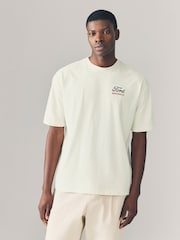 White Ford Bronco Licence Graphic 100% Cotton T-Shirt - Image 3 of 9