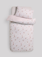 Pink Bunny Supersoft Brushed Cotton Supersoft Brushed Duvet Cover and Pillowcase Set - Image 4 of 6