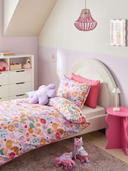 Multi Icon Reversible Duvet Cover And Pillowcase Set - Image 1 of 7