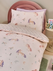 Unicorn Supersoft Brushed Duvet Cover and Pillowcase Set - Image 5 of 6