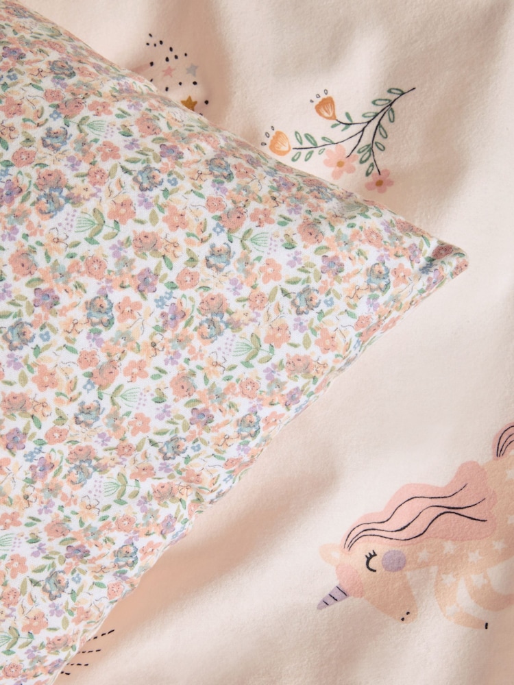 Unicorn Supersoft Brushed Duvet Cover and Pillowcase Set - Image 6 of 6 Unicorn Supersoft Brushed Duvet Cover and Pillowcase Set - Image 6 of 6